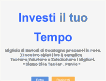 Tablet Screenshot of investitempo.com